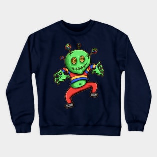 Green Ugly Monster Crewneck Sweatshirt